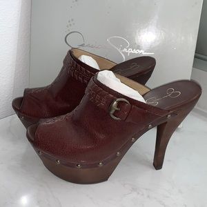 Jessica Simpson Wilone Peep toe Size 10